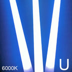 1-10 PCS LED Rigid Strip DC12V 50CM 20 Inch SMD5730 36LEDs U/V-Shaped Flat LED Aluminum Channel Rigid Strip for Indoor Lighting