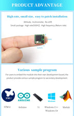 WitMotion WT931 (XYZ, Return Rate 500H) AHRS MPU9250 9-axis Accelerometer, Electronic Gyroscope, Angle, Magnetometer, for Arduin