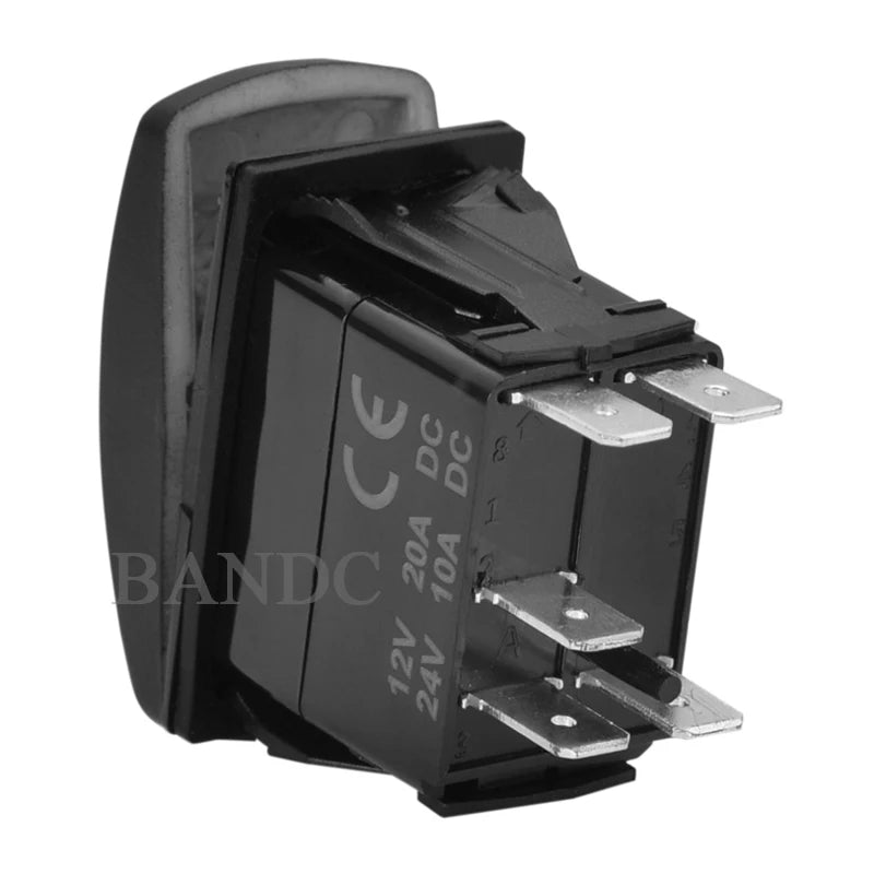 CUSTOM Dual RED Led Laser Etched Rocker Switch ON-OFF ON-OFF-ON (SPST DPDT) for ARB/Carling/NARVA 4x4 Caravan Accessories SUV
