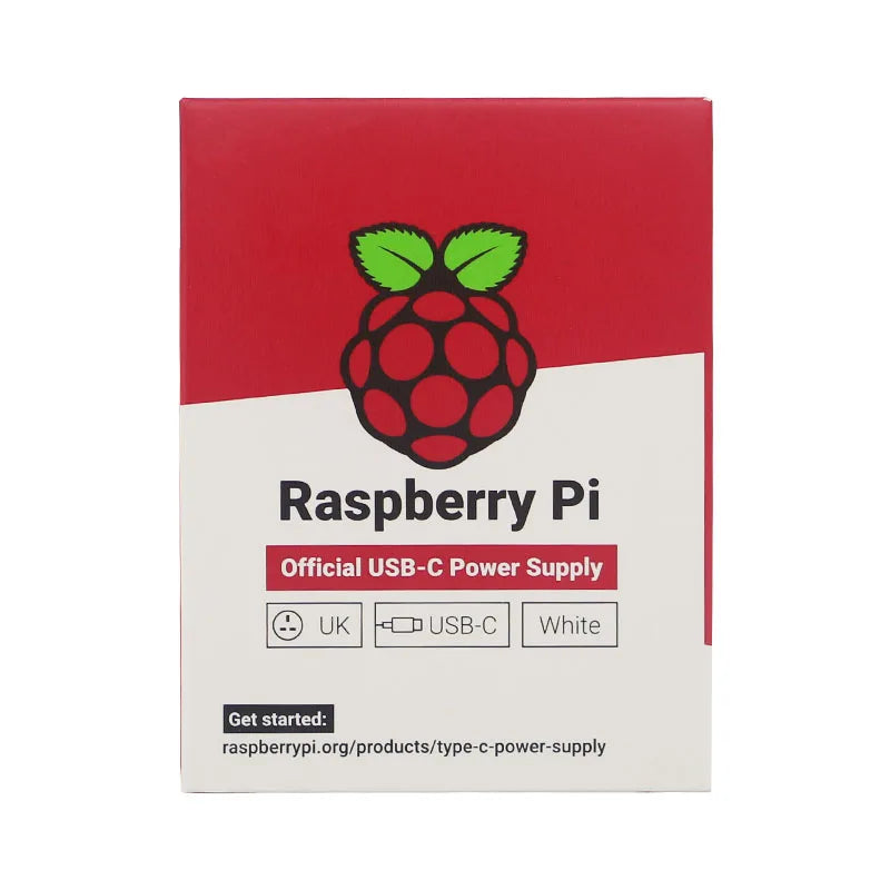 Original Raspberry Pi 4 Model B Official Power Adapter 5.1V 3A for Raspberry Pi 4 USB Type-C Power Charger EU US UK Plug supply