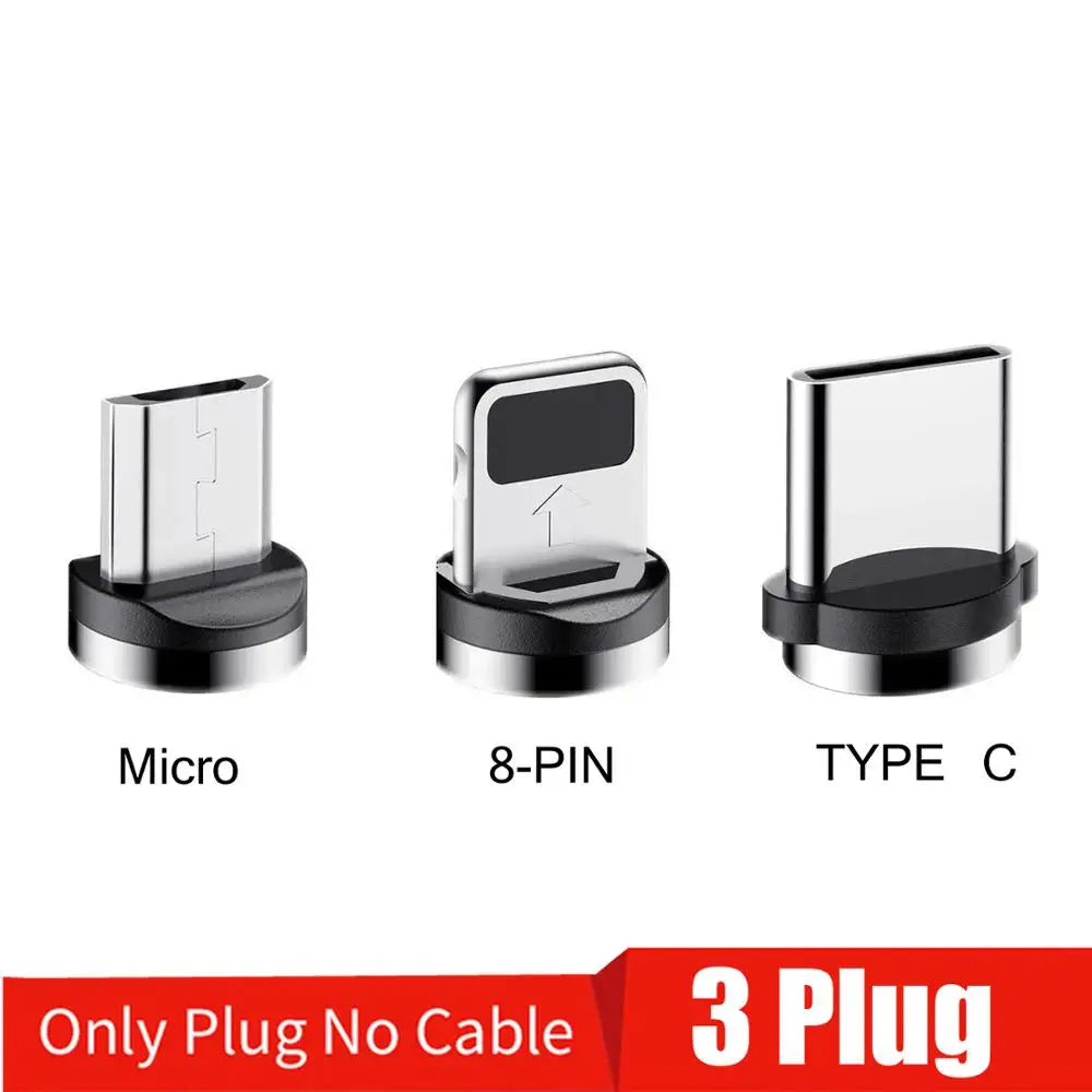 Magnetic Cable Micro USB Type C Magnetic Charge Charger Cable for Huawei Samsung Android Mobile Phone 1m 2m cable