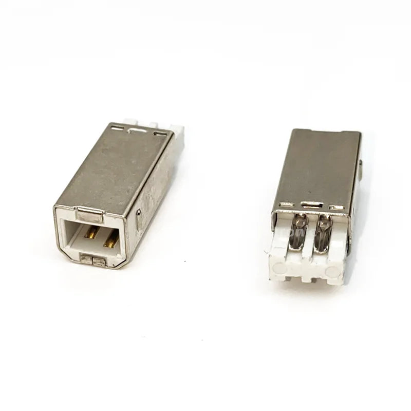 10pcs USB 2.0/3.0 Type B Female Plug Jack USB-B Right Angle AF Socket Printer Interface Soldering PCB Connector
