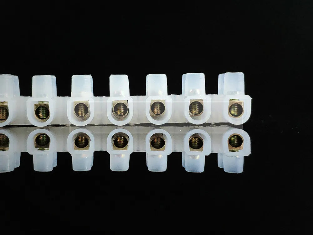 Plastic terminal block Wire connector 5A 10A Dual Row 12 Positions Screw terminal block cable connector Electric Barrier Strip
