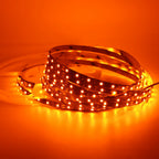 led strip lights decoration for wall bedroom True Orange no Amber Yellow 3528 5050 SMD 12V Car Tail Lamp Stop Light Indicator