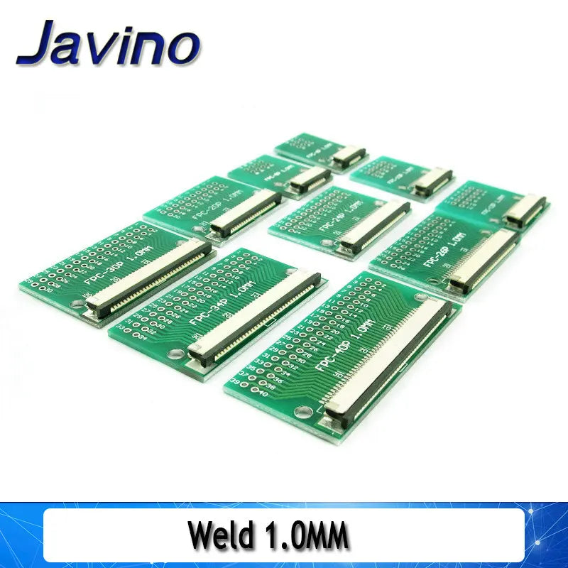 FPC/FFC flat cable transfer plate is directly inserted DIY 0.5 mm 1mm spacing connector 6P/8P/10P/20P/30P/40P/60P