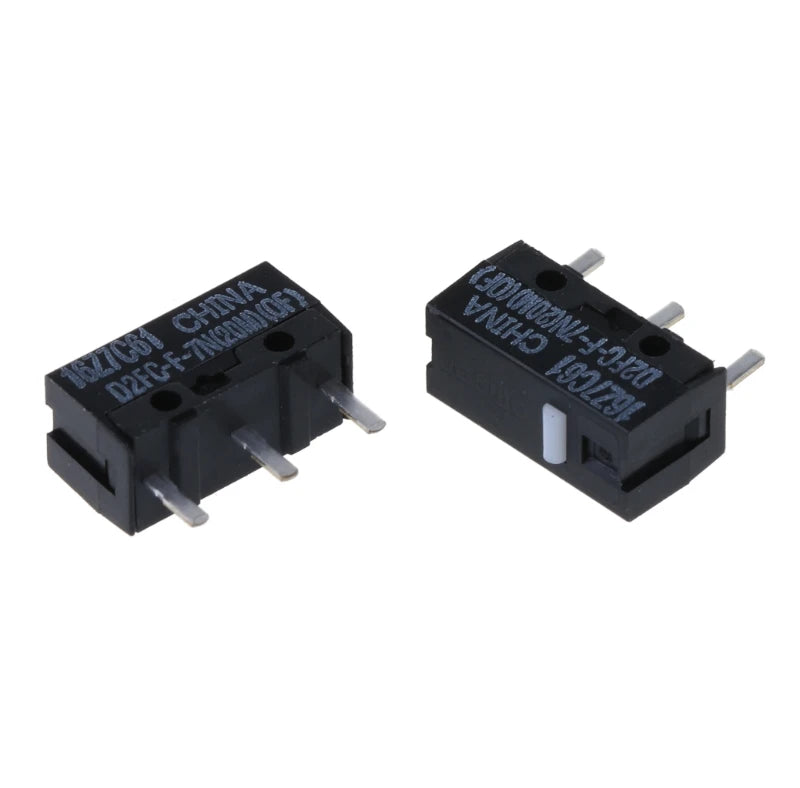 Mouse Micro Switch Original Omron D2FC-F-7N White Dot 20M Clicks Life Micro Switches 2PCS