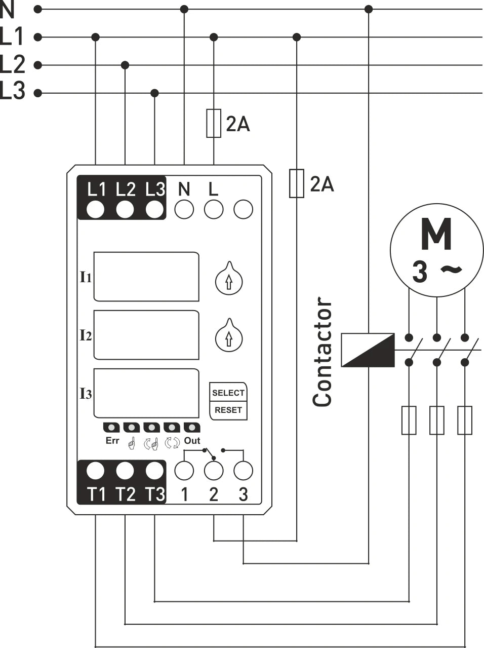 Samwha-Dsp TRM-XX (Manual / Semi-Automatic / Automatic Reset) Digital Overload Asymmetry Relay Thermal Relay
