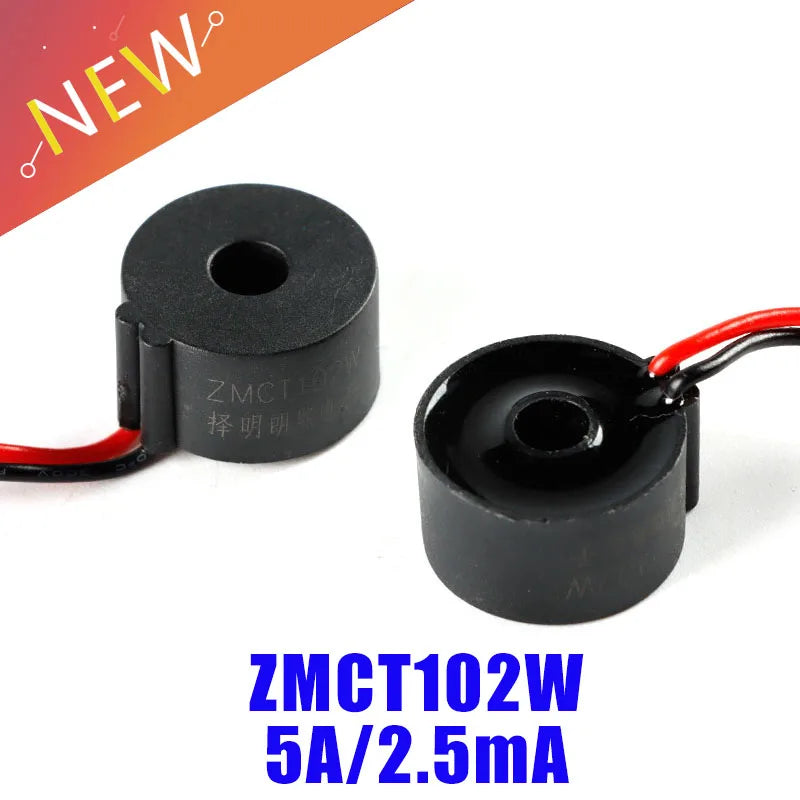 10Pcs/1pcs ZMCT102W 5A 2.5A Micro precision current transformer current transformer 5A/2.5mA sensor 1000/1 AC Mini Transformer