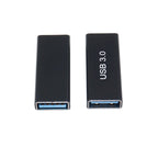 USB 3.0 Type A Female to A Female Connector Adapter AF to AF Coupler F/F Gender Changer Extender Converter for Laptop
