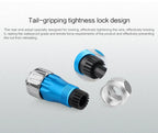 CNLINKO M24 Waterproof Circular Aviation Connector GEN3 10/12/19/24P Metal Shell Male/Female for Industrial & Medical Equipment