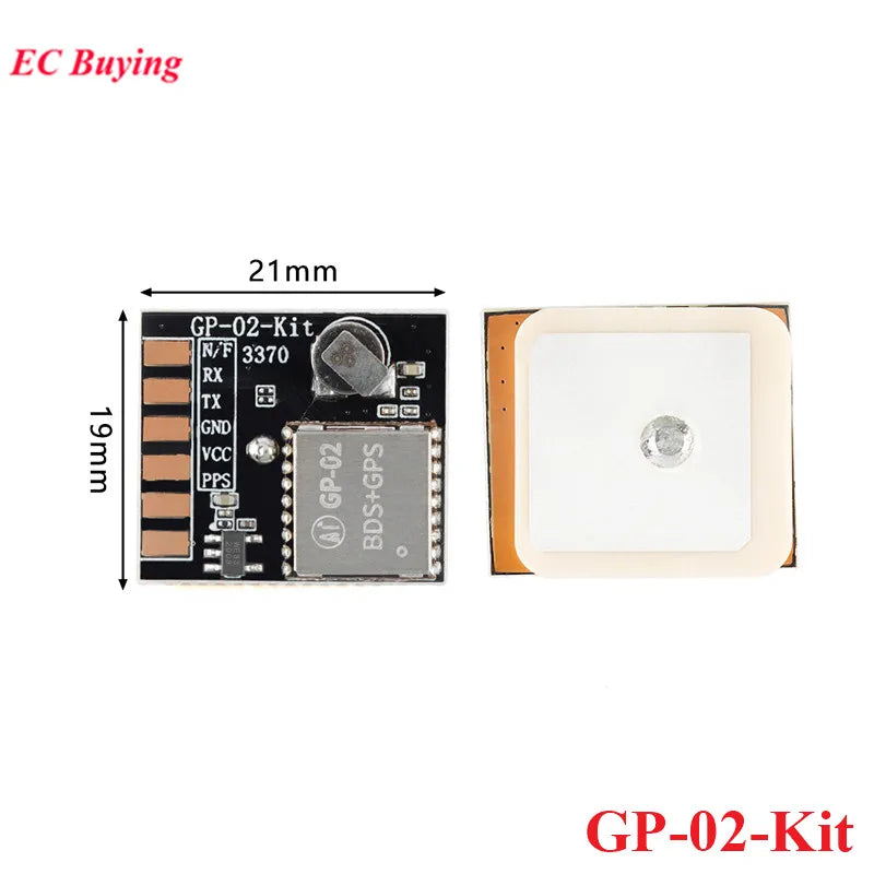 5pcs/1pc GP-02-Kit Development Board GP-02 Dual Mode BDS GNSS Timing Module Satellite Positioning Navigation Receiver SOC Module