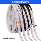 DC12V LED Strip 5050 5054 2835 240LEDs/m High Bright Flexible LED Rope Ribbon Tape Light Lamp Warm White / Cold White 5m