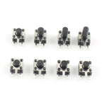 50pcs Micro Switch 4.5*4.5 Button Momentary Tactile Tact Push 3 Pin DIP Rgiht Angle 4.5x4.5x3.8/4.3/4.5/4.8/5/6/7/8 mm