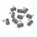 10Pcs Micro Limit Switch  Roller Lever Arm SPDT Snap Action LOT 3Pin With Roller Limit Switch Mini
