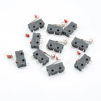 10Pcs Micro Limit Switch  Roller Lever Arm SPDT Snap Action LOT 3Pin With Roller Limit Switch Mini