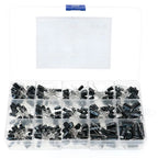 300pcs 15 Values 0.1uF-470uF Mix Electrolytic Capacitor Kit With Storage Box