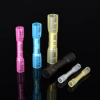20/50pcs Wire Connection Pipe Terminal Heat Shrink Butt Crimp Terminals Waterproof Insulated Seal Wire Connectors Heat Shrinkab