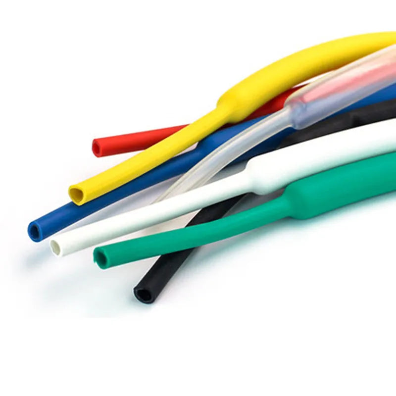 1M 3:1 Ratio Dual Wall Heat Shrink Tube Thick Glue Shrinkable Tubing Adhesive Lined Wrap Wire Kit 1.6/2.4/3.2/4.8/6.4/7.9/mm