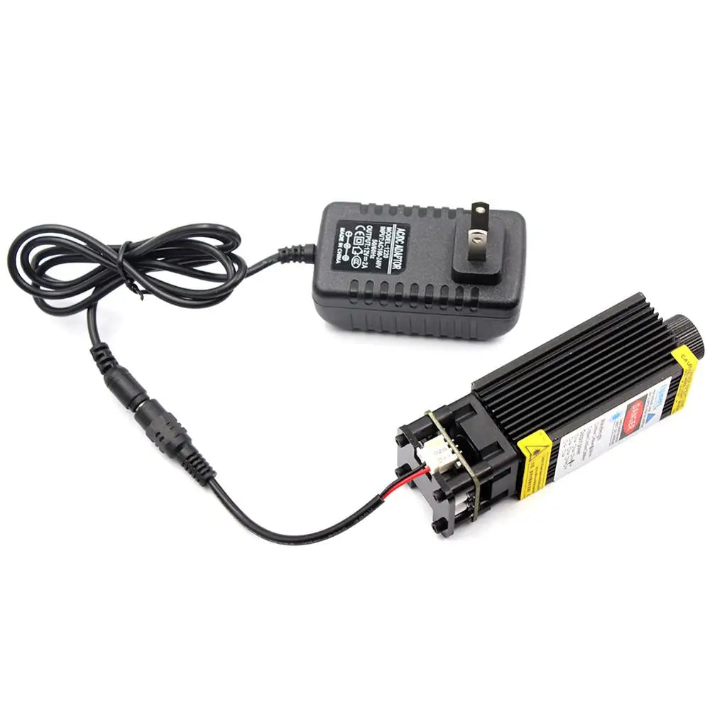 OXLasers 520nm 1W Green Laser Module 12V Focusable DIY Laser Head 1000mW Diode Laser for Stage Laser Bird Repellent