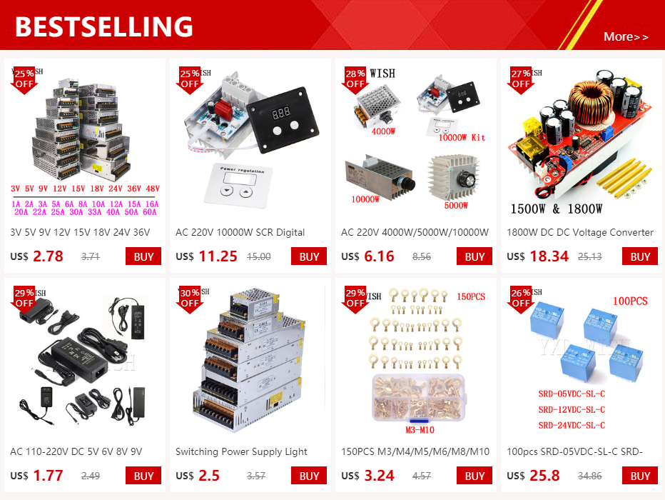 5pcs Mini DC-DC 12-24V To 5V 3A Step Down Power Supply Module Voltage Buck Converter Adjustable 97.5% 1.8V 2.5V 3.3V 5V 9V 12V