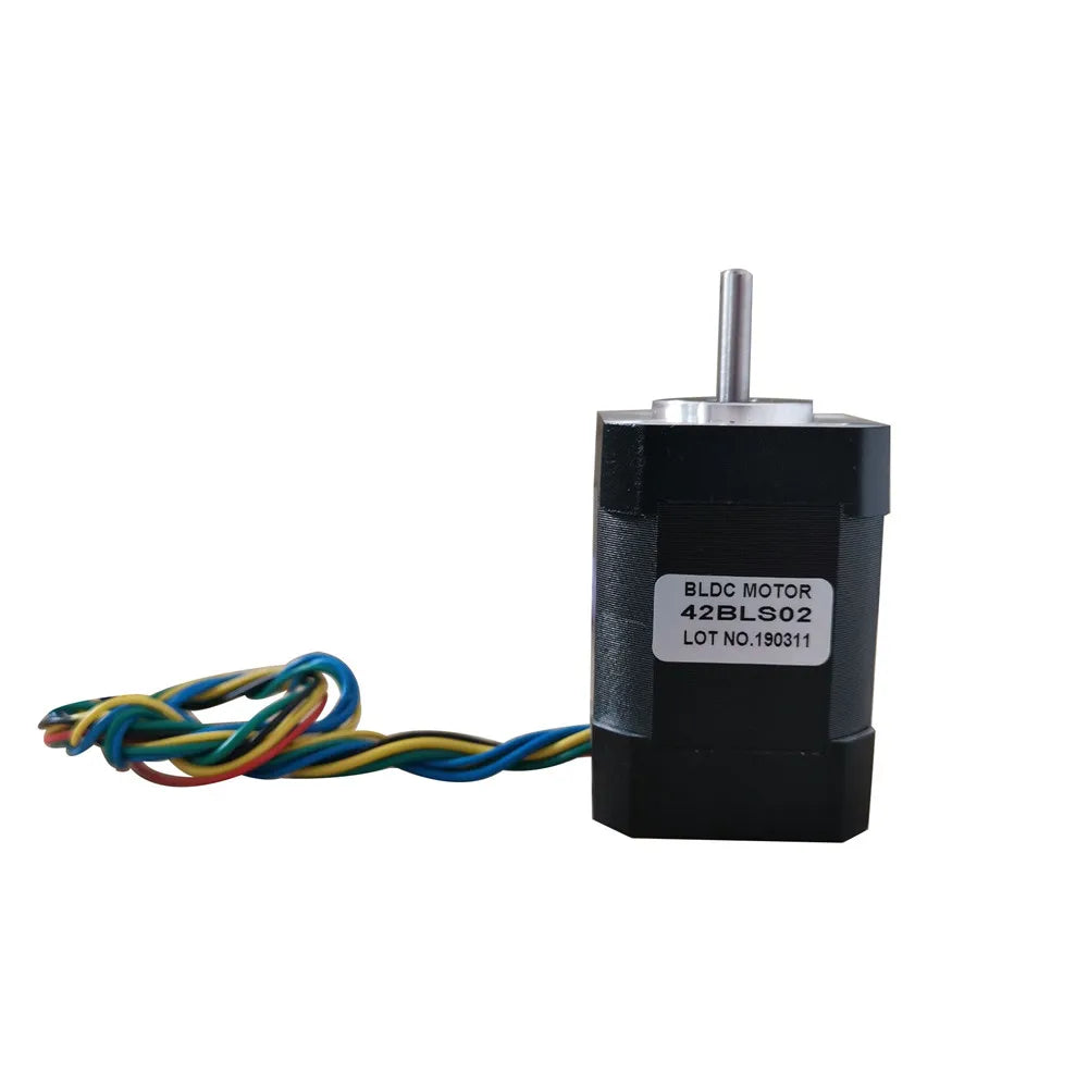 Micro DC24V Brushless Motor 3.3A 52W L61mm  0.125Nm 4000rpm 42 BLDC Motor With Hall Sensor 42BLS02 For RV fan automatic rotation