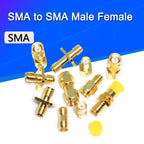 Stlxy 1/5/10Pcs RF Coaxial Adapter SMA Male Female RP‑SMA To SMA Male RPSMA Antenna Conversion Connector