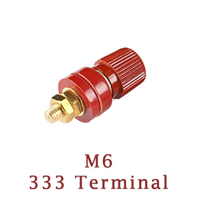 2pcs/1pc 6MM 8MM Full Copper Posts Brass Terminal Blocks Power Supply Terminals M6 M8 Welding Machine Inverter Post Connector