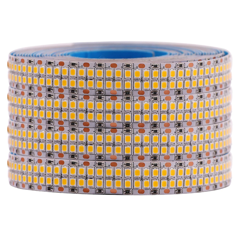12V 24V LED Strip SMD 2835 Flexible LED Tape 5M 120 240 480Leds/m Waterproof Ribbon Diode Room Decor Warm Natural Cool White