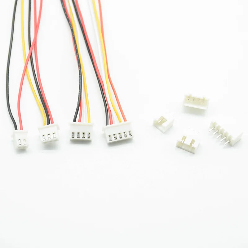 10pcs JST XH 2.54 2/3/4/5/6 Pin Pitch 2.54mm Connector male Plug Wire Cable 10cm/20cm/30cm Length 26AWG  Male Female Plug Socket