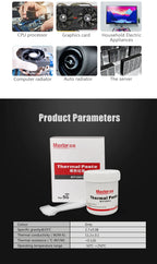 Maxtor 11.2W/mk Thermal Paste High Performance Thermal Conductive Grease for Intel Processor PC CPU GPU PS4 Computer Cooling