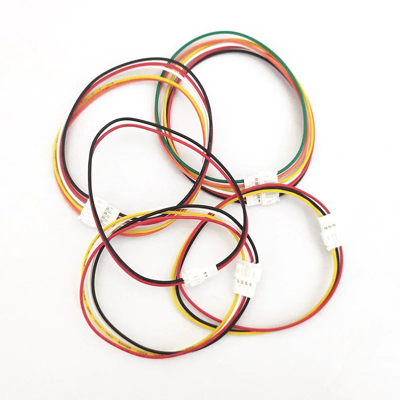 10/5pcs PH2.0 Extension Line Male to Female Connector 2/3/4/5/6P 2.0mm with Cable 10/20/30cm 26AWG for Electronic Components