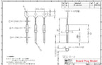 DB1.0mm Male Pin for DB Terminal Connector Gold plated for Nixie Clock Tubes IN12 IN18 QS27-1 SZ4-1 YS27-3
