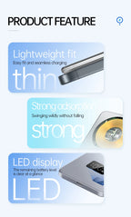 10000mAh Ultra Thin Power Bank for MagSafe,Magnetic Wireless Fast Charging MacSafe Portable Battery For iPhone Xiaomi Samsung