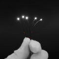 100Pcs Wired Led SMD Lamp 0402 0603 0805 1206 0201 LED Pre-Soldered Micro Litz Leads Wires 20cm For Railway Landscape Lighting