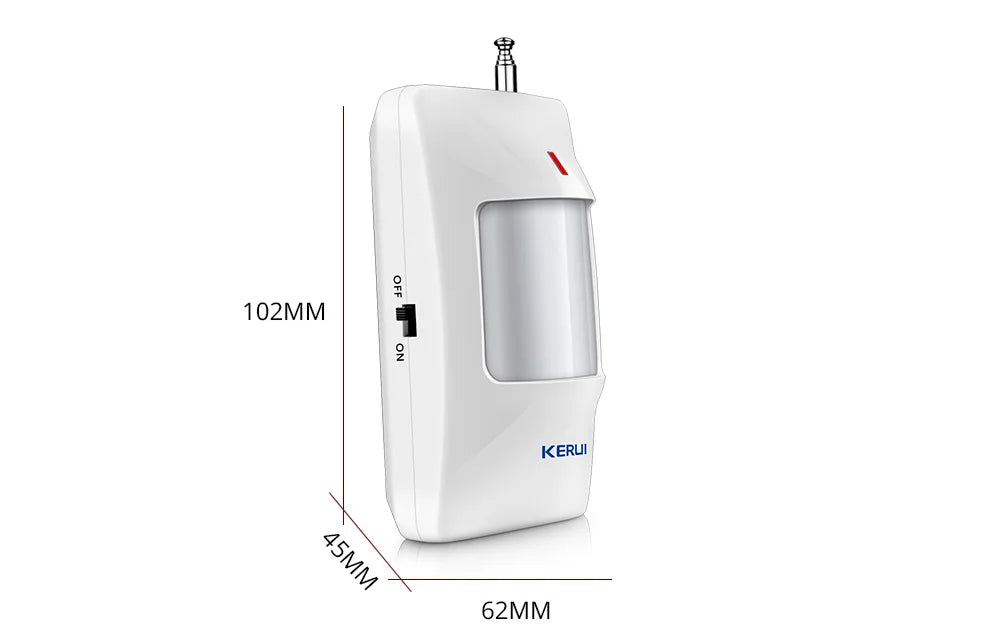 KERUI Wireless Intelligent PIR Motion Sensor Alarm Detector For 433MHz W18 W20 WIFI GSM Home Burglar Alarm System Security