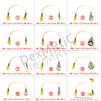 SMA Female Jack Nut To SMA N TNC BNC UHF MCX MMCX TS9 CRC9 Straight Pigtail Cable RG316 For WIFI Wireless 3G 4G Modem NEW