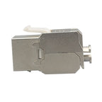 Keystone CAT 6A RJ45 Shielded FTP Zinc Alloy Slot CAT.6A Jack Modules CAT6A LAN Coupler Socket For 10GB Network