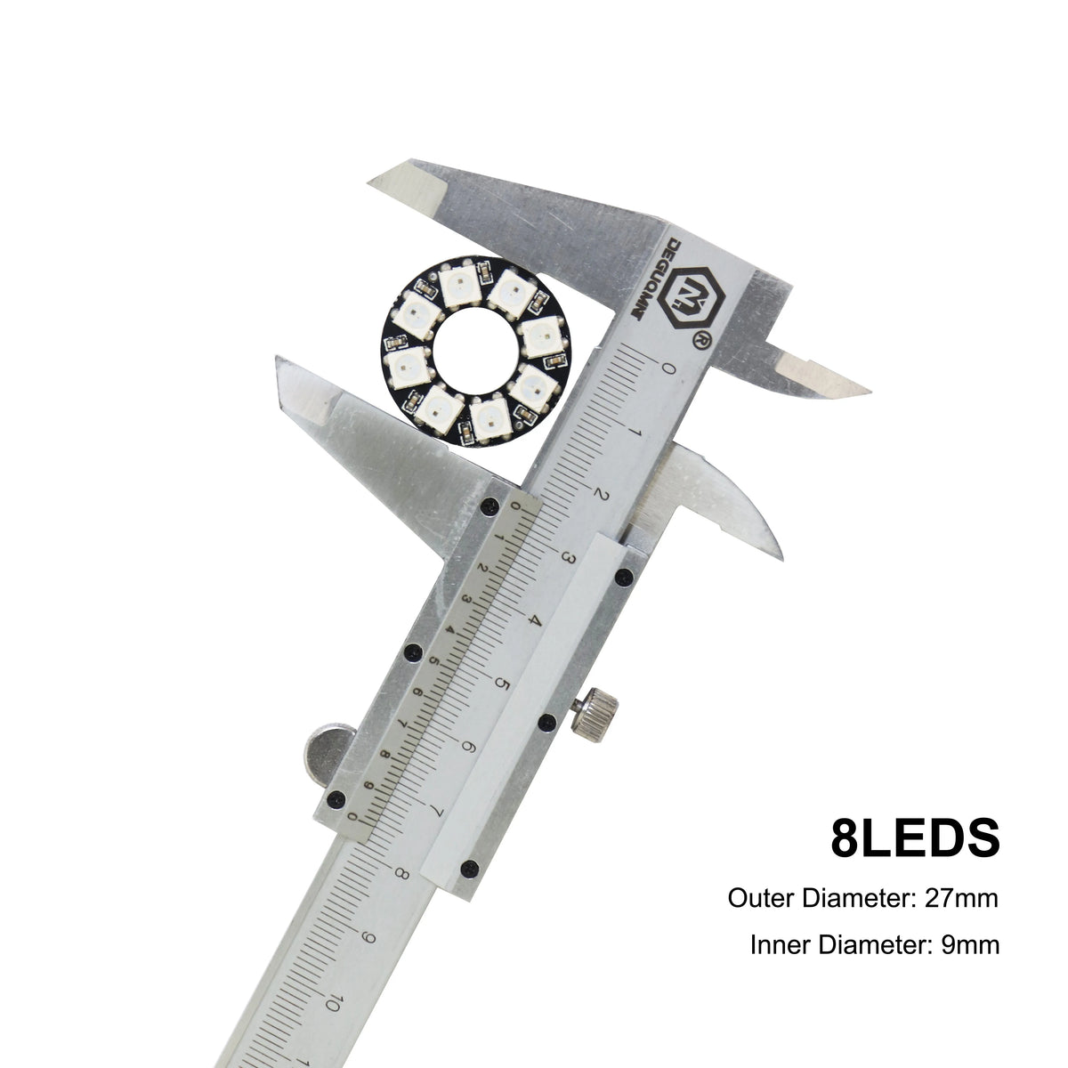 WS2812B LED Pixel Individually Addressable Ring 8/16/24/35/45Leds WS2812 Built-in IC Full Color Circle Led Modules Light DC5V