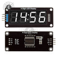 0.56inch TM1637 4-Digit LED Digital Display Tube Decimal 7-Segments Available in Multiple Colors