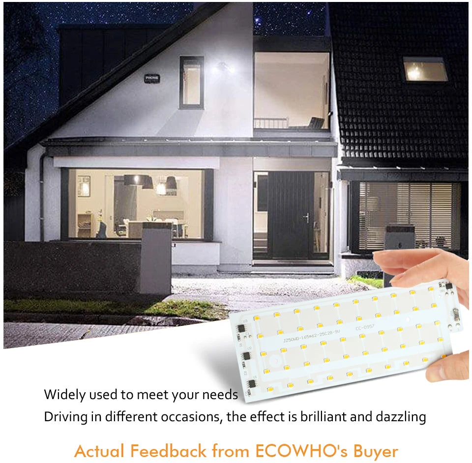 50W LED Chip AC 220V LED Floodlight SMD 2835 LED Lamp Beads Spotlight For Flood Light Street Lamp Outdoor Lighting Chip Diode