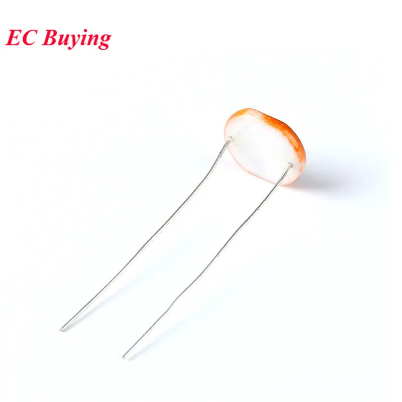 100Pcs/10pcs 5516 Light Sensitive Resistor 5mm Photoresistor Photoelectric Switch Element Photo Detector Dependent LDR GL5516