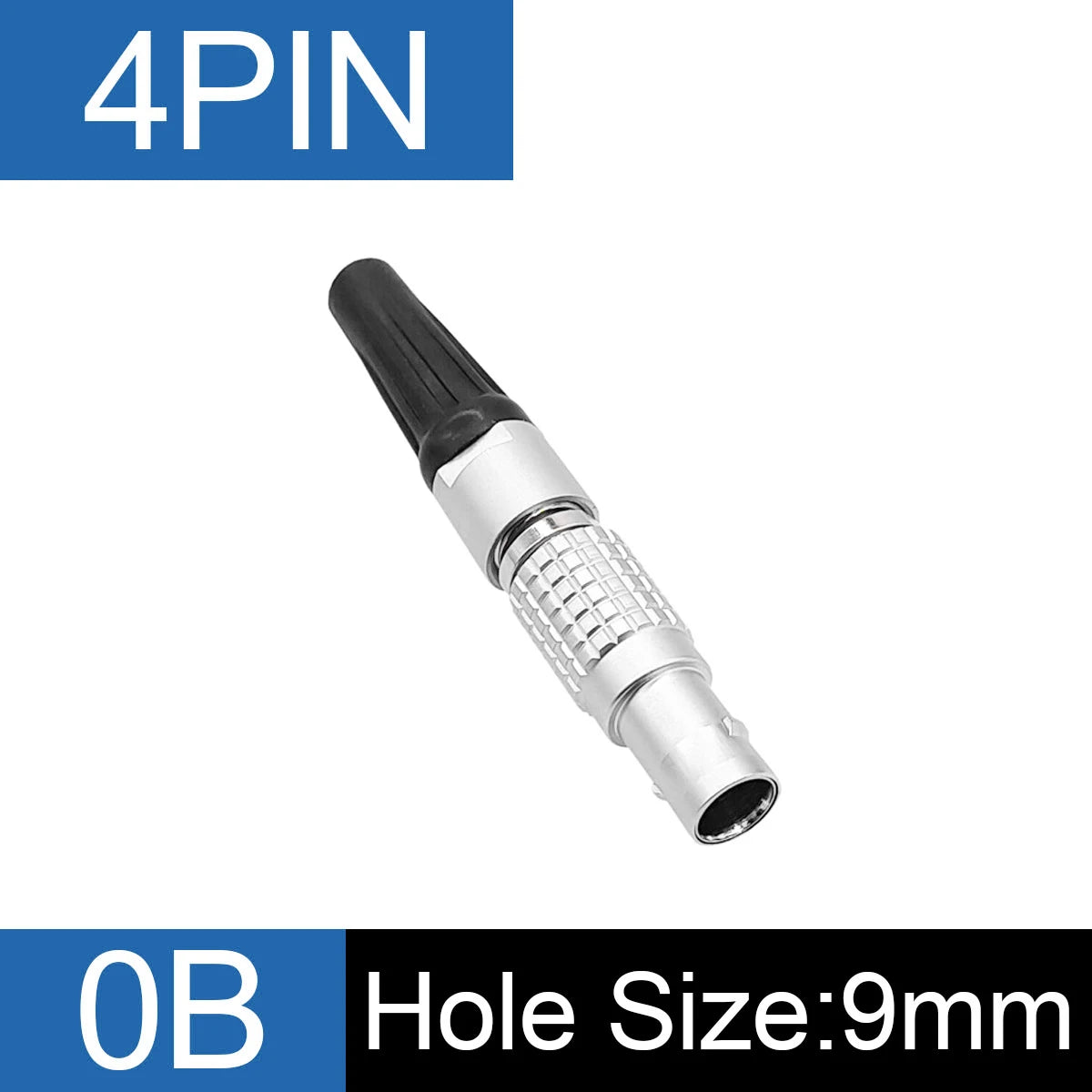 1Set 0B Connector 2 3 4 5 6 7 9 Pin FGG Plug For Sound Device Metal Circular  Plug Cable Connector EGG Socket