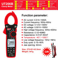 UNI-T 1000A True RMS Digital Clamp Meter 1000V AC DC Voltmeter Pliers Ammeter UT206B UT207B UT208B Inrush Current LPF ACV Test