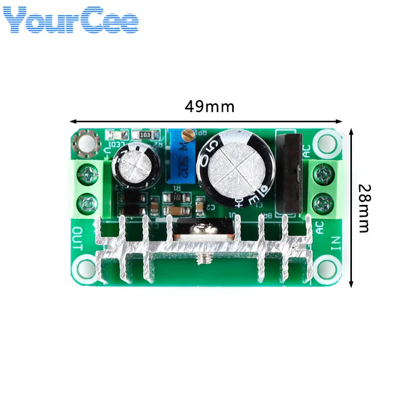 LM317 DC-DC Converter Buck Step Down Circuit Board Module Linear Regulator LM317 Adjustable Voltage Regulator