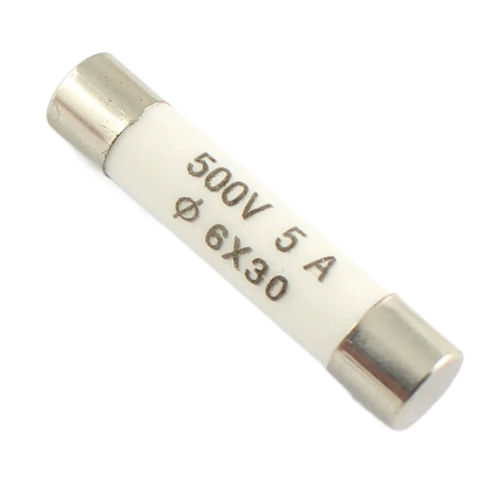 5pcs Ceramic Fuse Cartridge RO58 6x30mm 500V F 0.5A 1A 2A 3A 4A 5A 6A 8A 10A 13A 15A 16A 20A 25A 30A Fast Blow BS1362 6*30mm