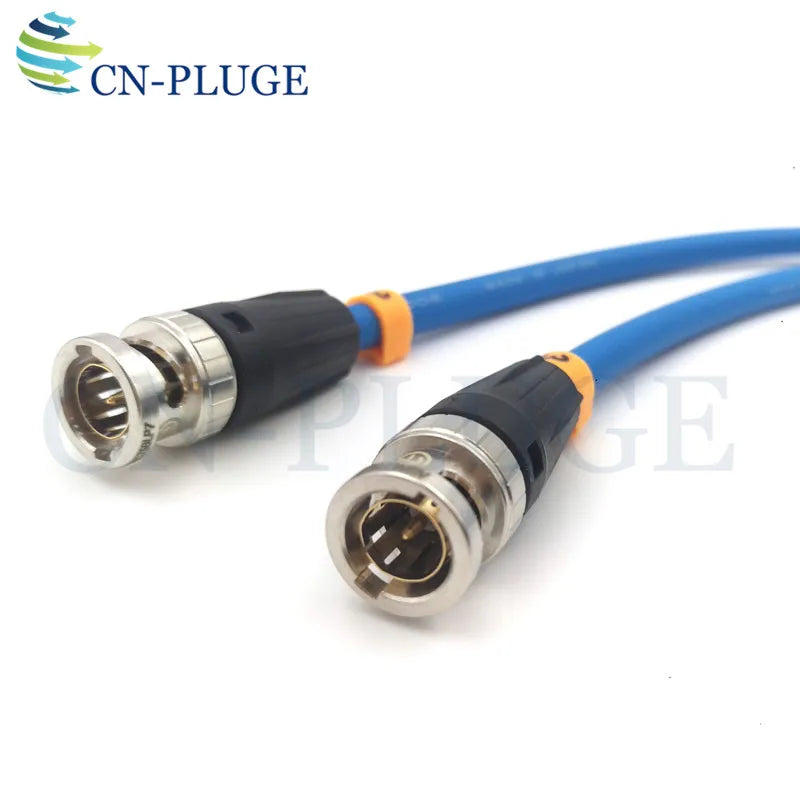 BNC plug to  BNC plugs  , SDI pigtail. Camera RF coaxial cable,  Canare LV-61S 75ohm camera video signal SDI transmission line