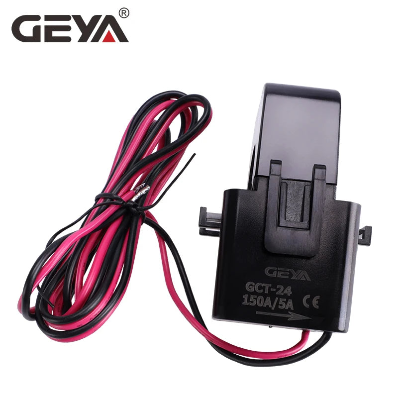 GEYA GCT-24 Open-Close Current Transformer AC Current Sensor Split Core Current Transformer 100A-300A CT