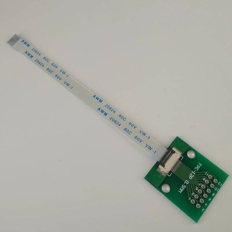 1set FFC/FPC Connector + 0.5mm Pitch 50/100/200mm Length FFC Cable 6P 8P 10P 12P 14P 20P 30P 40P 50PIN
