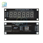 TM1637 0.36 inch 6-Digit 7-segment LED Digital Tube Display Control Module For Arduino 5V Microcontroller Serial Driver 46x14mm
