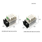 Single-Phase Fully Isolated AC Voltage Regulating Module SCR Power Regulator Solid State Relay Heater Temperature Adjustment